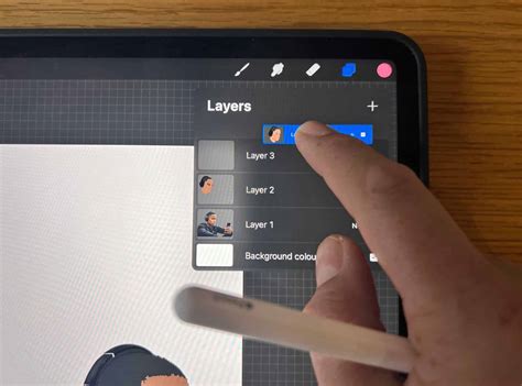 Procreate text layer being resized with transform tool