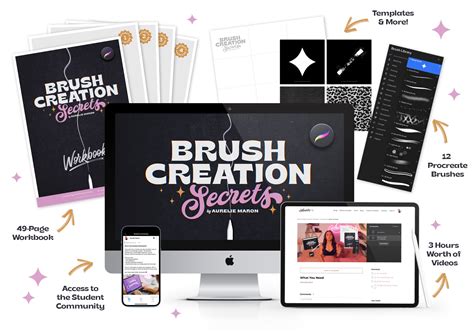 Example of brush transformation and duplication for border creation