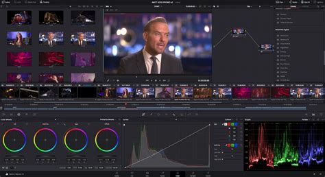 Scrubbing through a video clip in DaVinci Resolve