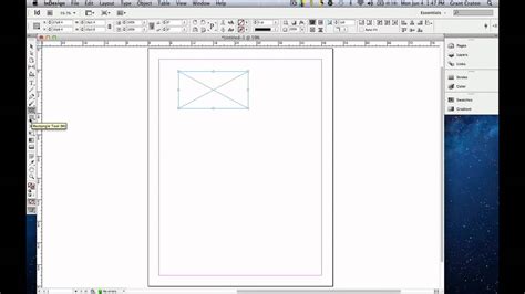 InDesign Rectangle Tool for Design Elements