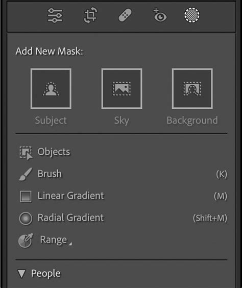 Diagram illustrating the Graduated Filter and Brush tool interface in Lightroom
