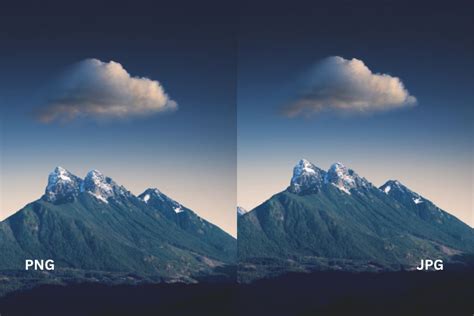 Image showing the difference in file size between WebP and JPG for the same image