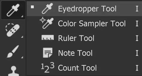 Photoshop interface showing the Brush Tool selected, with a Layer Mask active, and color sampling being done with the Eyedropper Tool
