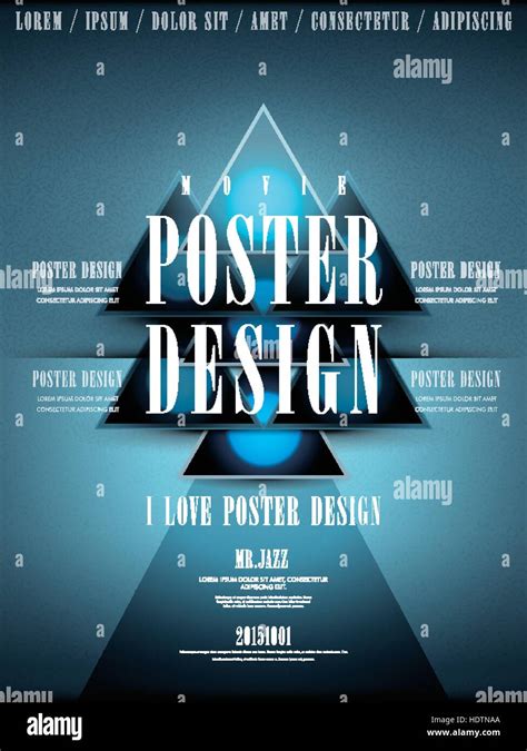 Movie poster design elements