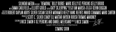Example of a movie poster billing block
