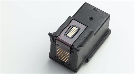 Printer head showing ink dots