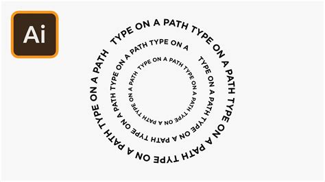 Illustrator text on a circular path