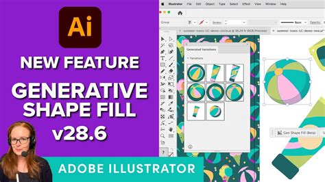 Adobe Illustrator Generative Shape Fill interface