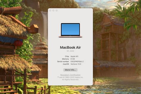 Screenshot of Mac's 