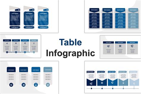 Table structure infographic