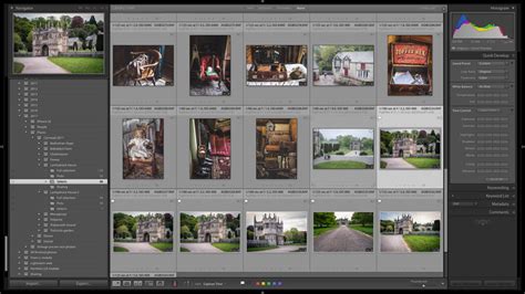 Lightroom Classic Grid View with Flags