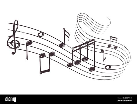 Illustration of a music note and sound wave