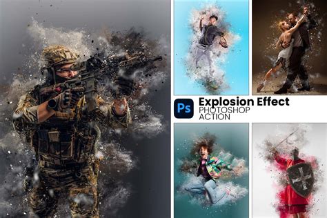 space explosion effect in photoshop