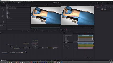 DaVinci Resolve Fusion page node editor example