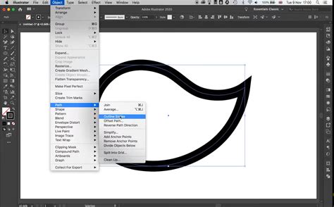 Illustrator's Pen Tool creating a detailed outline around an object