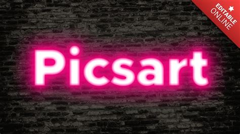 Example of an illuminated sticker effect created in Picsart
