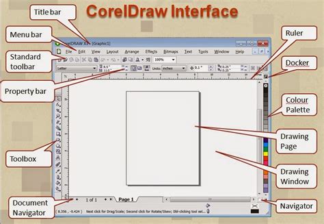 CorelDRAW interface with various tools