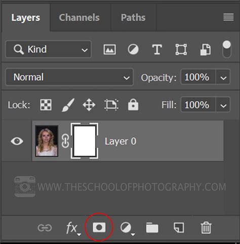 Photoshop layer mask for subject integration