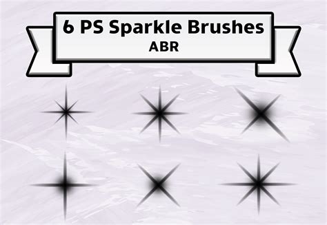 Photoshop brush tool for sparkles