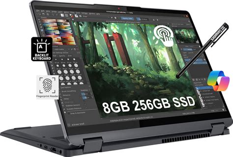 Image of a 2-in-1 laptop in tablet mode being used for digital art