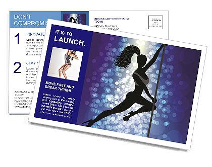 Postcard with a vector illustration and raster product photo