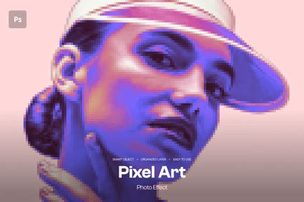 Example of a Photoshop layer stack for pixel art effect
