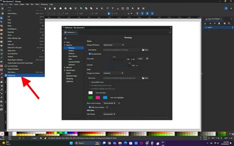 Inkscape user interface
