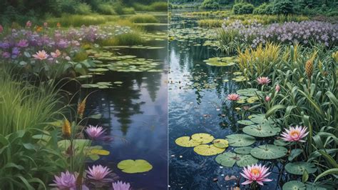 Side-by-side comparison of an AI-generated image upscaled with and without Topaz Bloom, showcasing enhanced detail