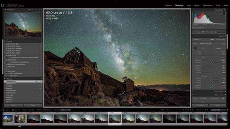 Screenshot of the Lightroom Classic interface, showcasing its library and develop modules