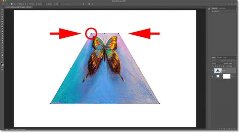 Photoshop Free Transform bounding box with handles