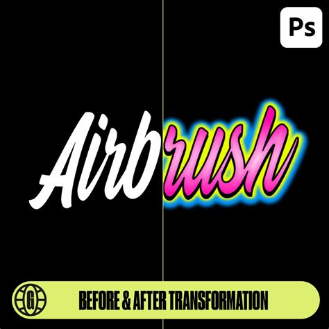 80s airbrush text example