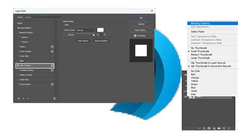 A screenshot of the Photoshop Blending Options dialog box.