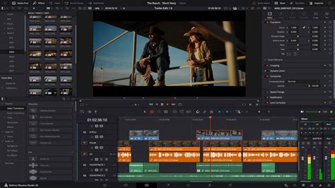 Dragging a music file from the Media Pool to the DaVinci Resolve timeline