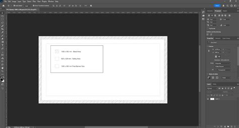 Photoshop canvas setup