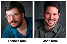 Thomas and John Knoll in the 1980s