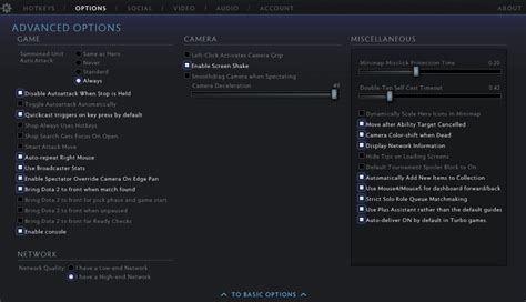 Game interface showing Content Aware Mode options