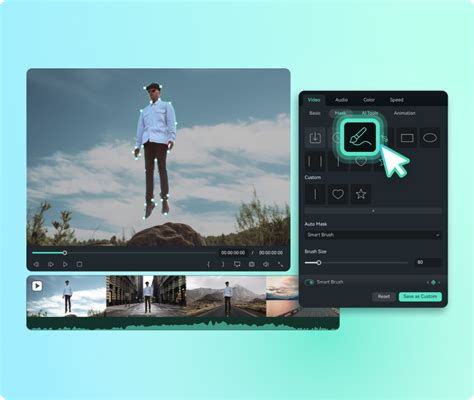 Filmora AI features collage