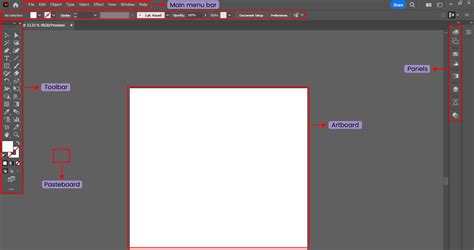 Adobe Illustrator interface showcasing vector shapes and text