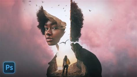 Example of a complex photo composite created in Photoshop