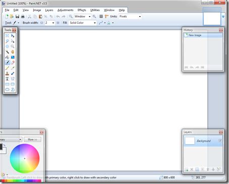 Paint.NET interface with layers panel visible