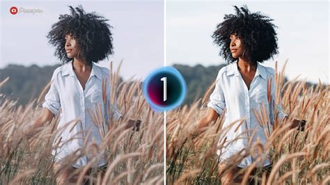 Split image showing a photograph before and after applying a Capture One Style