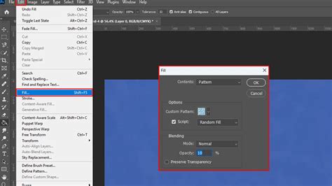 Photoshop Blending Options dialog with Stroke settings highlighted
