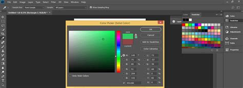 Photoshop Color Picker Dialog Box