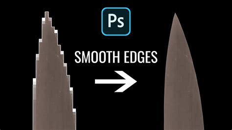 Jagged edges on a cutout object in Photoshop