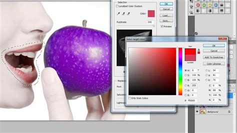 Photoshop Replace Color Dialog Box