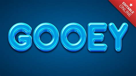 Gooey text effect in Photoshop