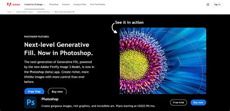 Screenshot of Adobe Photoshop's Generative Fill feature in action