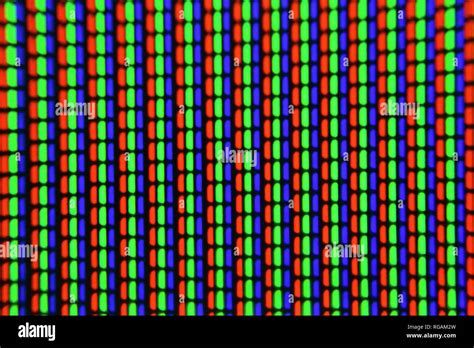 Close-up of pixels in a digital image