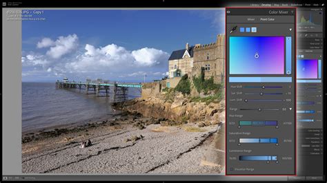 Lightroom Classic interface showing Point Color Variance tool