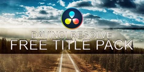 Collage of diverse DaVinci Resolve title template styles